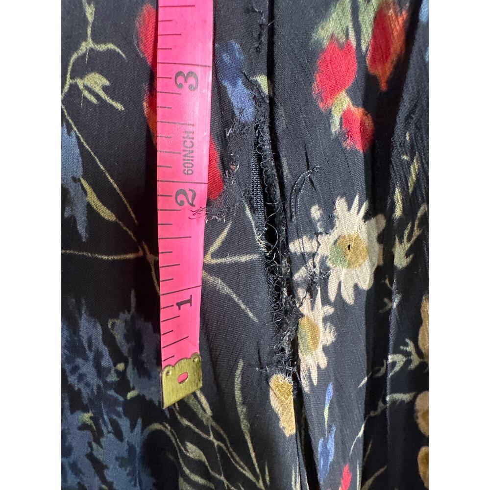 Polo by Ralph Lauren Corset Dress Floral Chiffon Sleeveless Maxi Multicolor 10 - Picture 5 of 9